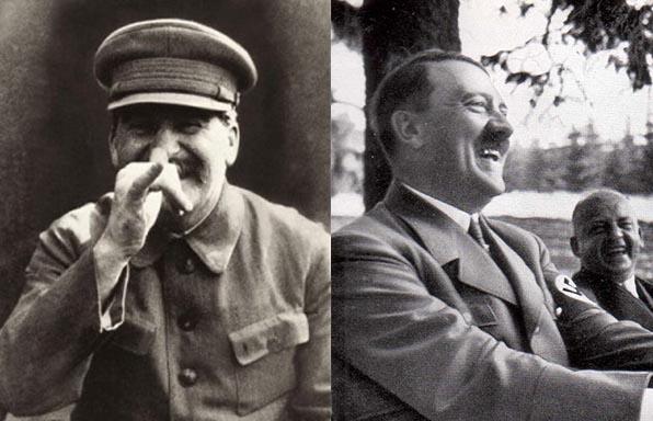 Hitler-Stalin-laughing-smiling