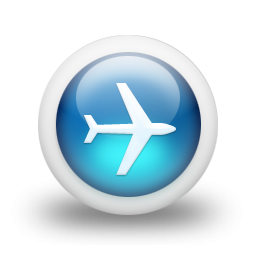 glossy-3d-blue-plane-icon